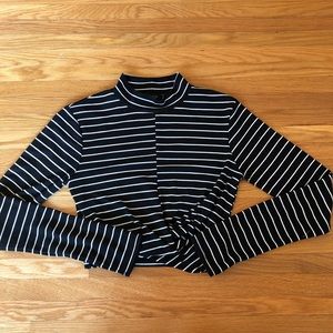 Cropped long sleeve Top Shop shirt